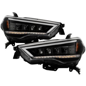 Toyota 4Runner Headlights - SPYDER - Apex Series with High-Power LED Module - Black - `14-`20
