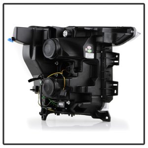 Ford F150 Headlights - SPYDER - Projector, Sequential LED Turn Signal, Halogen - Black - `20-`21