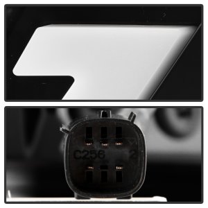 Ford F150 LED Tail Lights - SPYDER - Light Bar Style - Black - `21-`23