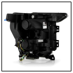 Ford F-150 Headlights - SPYDER - Apex Series Quad High-Power LED Module - Black - `20-`21