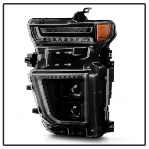 Chevrolet Silverado 2500 HD Headlights - SPYDER - High-Power LED Module - Black - `20-`23