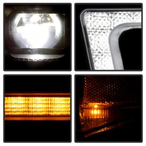 Chevrolet Silverado 2500 HD Headlights - SPYDER - High-Power LED Module - Black - `20-`23