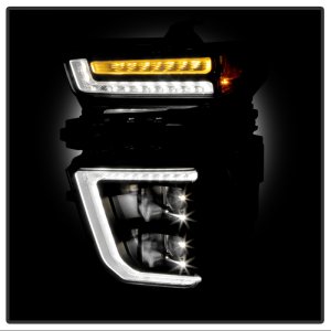 Chevrolet Silverado 3500 HD Headlights - SPYDER - High-Power LED Module - Black - `20-`23