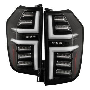 Chevrolet Suburban LED Tail Lights - SPYDER - Black - `21-`23 Chevrolet Suburban LED Tail Lights - SPYDER - Black - `21-`23