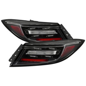 Subaru BRZ LED Tail Lights - SPYDER - Sequential LED Turn Signal + Greeting Light Show - Black - `22-`24