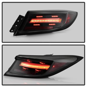 Subaru BRZ LED Tail Lights - SPYDER - Sequential LED Turn Signal + Greeting Light Show - Black - `22-`24