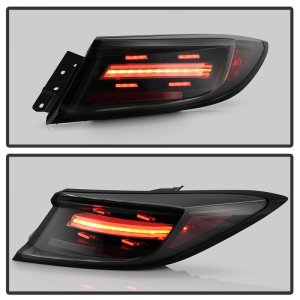 Toyota GR86 LED Tail Lights - SPYDER - Sequential LED Turn Signal + Greeting Light Show - Black - `22-`24