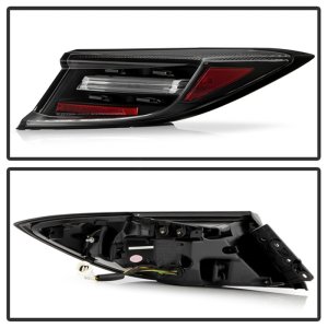 Toyota GR86 LED Tail Lights - SPYDER - Sequential LED Turn Signal + Greeting Light Show - Black - `22-`24