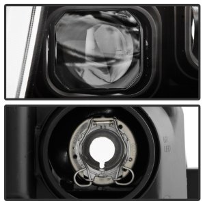 Nissan Frontier Projector Headlights - SPYDER - Greeting Light Show Animation + Sequential LED Turn Signal Lights - Black - `05-`08 Nissan Frontier Projector Headlights - SPYDER - Greeting Light Show Animation + Sequential LED Turn Signal Lights - Black - `05-`08