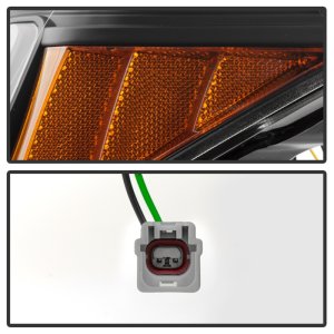 Nissan Frontier Projector Headlights - SPYDER - Greeting Light Show Animation + Sequential LED Turn Signal Lights - Black - `05-`08 Nissan Frontier Projector Headlights - SPYDER - Greeting Light Show Animation + Sequential LED Turn Signal Lights - Black - `05-`08