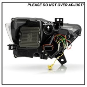 Ford Mustang Headlights - SPYDER - LED - Black - `15-`17