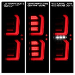 GMC Sierra 1500 LED Tail Lights - SPYDER - Spyder Apex Series - Black Smoke - `19-`20 GMC Sierra 1500 LED Tail Lights - SPYDER - Spyder Apex Series - Black Smoke - `19-`20