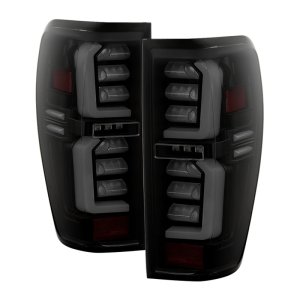 GMC Sierra 1500 LED Tail Lights - SPYDER - Spyder Apex Series - Black Smoke - `19-`20 GMC Sierra 1500 LED Tail Lights - SPYDER - Spyder Apex Series - Black Smoke - `19-`20