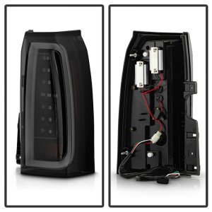 Chevrolet Suburban LED Tail Lights - Rear - SPYDER - Light Bar - Black Smoke - `15-`20