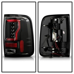 Ford F150 Styleside LED Tail Lights - SPYDER - Version 2 - Black - `04-`08 Ford F150 Styleside LED Tail Lights - SPYDER - Version 2 - Black - `04-`08