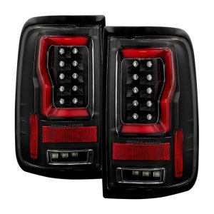 Ford F150 Styleside LED Tail Lights - SPYDER - Version 2 - Black - `04-`08 Ford F150 Styleside LED Tail Lights - SPYDER - Version 2 - Black - `04-`08