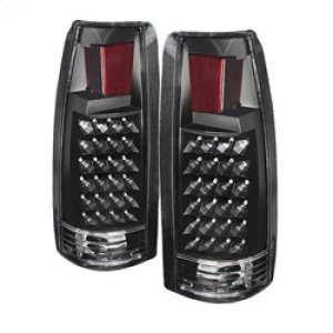 GMC Yukon Denali Tail Lights - Rear - SPYDER - xTune LED, Black Housing - Black - `99-`00