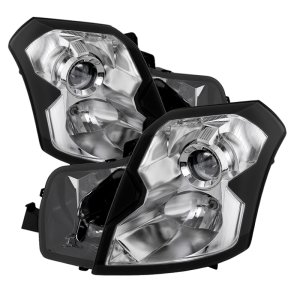 Cadillac CTS Headlights - SPYDER - xTune Crystal, Halogen - Chrome - `03-`07