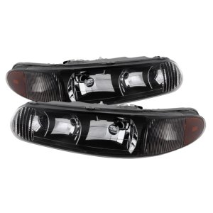 Buick Century Headlights - Front - SPYDER - xTune Crystal - Black - `97-`05 Buick Century Headlights - Front - SPYDER - xTune Crystal - Black - `97-`05