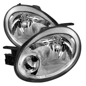 Dodge Neon Headlights - Front - SPYDER - xTune Crystal - Chrome - `03-`05