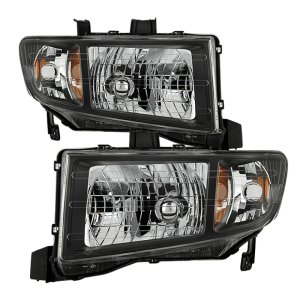 Honda Ridgeline Headlights - Front - SPYDER - xTune Crystal - Black - `06-`13