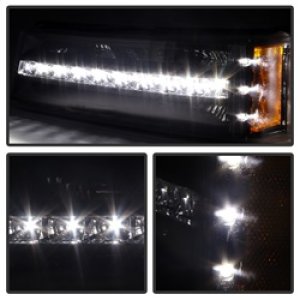 Chevrolet Avalanche Bumper Lights - Front - SPYDER - xTune LED, Black - Black - `02-`06