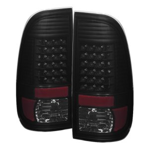 Ford F-250 Super Duty Tail Lights - Rear - SPYDER - xTune LED - Black Smoke - `99-`07