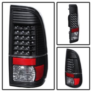 Ford F-350 Super Duty Tail Lights - Rear - SPYDER - xTune LED - Black - `08-`15 Ford F-350 Super Duty Tail Lights - Rear - SPYDER - xTune LED - Black - `08-`15