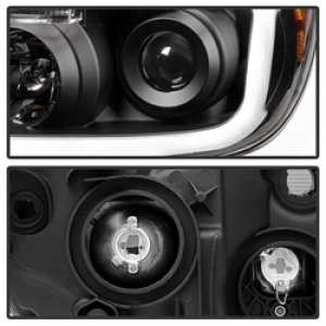 Toyota Tundra Headlights - Front - SPYDER - xTune LED Light Bar Projector - Black - `07-`13