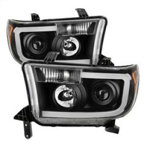 Toyota Tundra Headlights - Front - SPYDER - xTune LED Light Bar Projector - Black - `07-`13