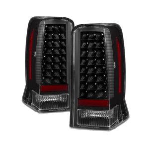 Cadillac Escalade Tail Lights - Rear - SPYDER - xTune LED - Black - `02-`06