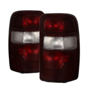 GMC Yukon Tail Lights - Rear - SPYDER - xTune OEM Style - Red Smoked with Black Rim - `00-`06