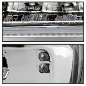 GMC Sierra Bumper Lights - SPYDER - Full LED - Chrome - `99-`06