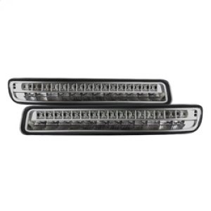 GMC Sierra Bumper Lights - SPYDER - Full LED - Chrome - `99-`06