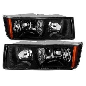 Chevrolet Avalanche Headlights - Front - SPYDER - xTune OEM - Black - `02-`06 Chevrolet Avalanche Headlights - Front - SPYDER - xTune OEM - Black - `02-`06