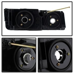 Chevrolet Avalanche Headlights - Front - SPYDER - xTune OEM - Black - `02-`06 Chevrolet Avalanche Headlights - Front - SPYDER - xTune OEM - Black - `02-`06