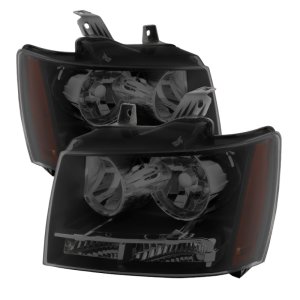 Chevrolet Suburban 1500 Headlights - Front - SPYDER - xTune Crystal - Black Smoked - `07-`14