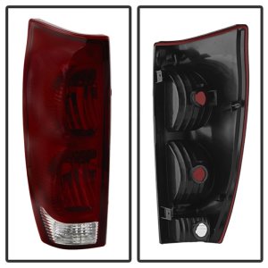 Chevrolet Avalanche Tail Lights - Rear - SPYDER - xTune OE Style - Red Smoked - `02-`06