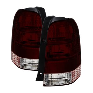 Ford Escape Tail Lights - Rear - SPYDER - xTune OEM Style - Red Smoked - `01-`07