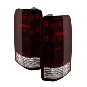 Dodge Nitro Tail Lights - Rear - SPYDER - xTune OEM Style - Red Smoked - `07-`11