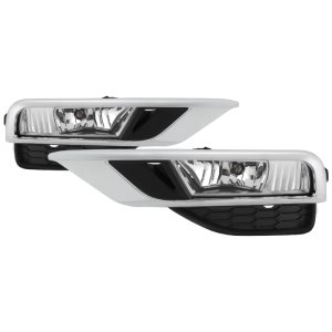 Honda CRV Fog Lights - SPYDER - OEM W/Switch and Cover - Clear - `15-`16