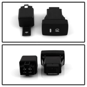 Honda CRV Fog Lights - SPYDER - OEM W/Switch and Cover - Clear - `15-`16