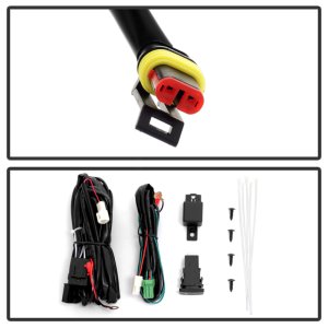 Toyota Tundra Fog Lights - SPYDER - Daytime DRL LED Running - Clear - `14-`16