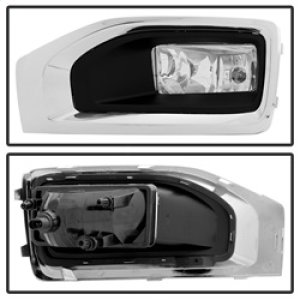 GMC Yukon XL Fog Lights - SPYDER - OEM Fog Lights W/Cover and Switch - Clear - `15-`17