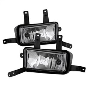 Chevrolet Suburban Fog Lights - SPYDER - OEM W/Chrome Trim Cover and Switch - Clear - `15-`17