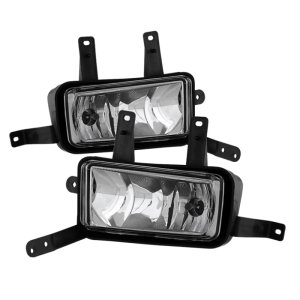Chevrolet Tahoe Fog Lights - SPYDER - OEM W/Chrome Trim Cover and Switch - Clear - `15-`17