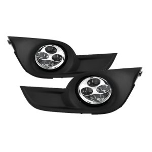 Nissan Altima Fog Lights - SPYDER - Daytime DRL LED Running w/Switch - Clear - `13-`15