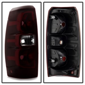 Chevrolet Avalanche Tail Lights - Rear - SPYDER - xTune OE Style LED - Red Smoked - `07-`13