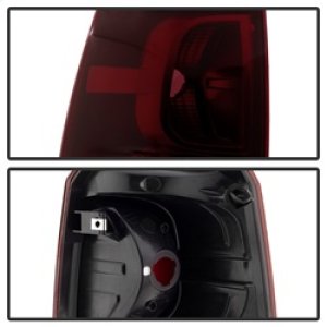 Chevrolet Avalanche Tail Lights - Rear - SPYDER - xTune OE Style LED - Red Smoked - `07-`13