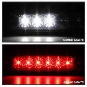 Chevrolet Silverado Brake Light - Center High Mount - SPYDER - XTune LED - Smoked - `07-`13